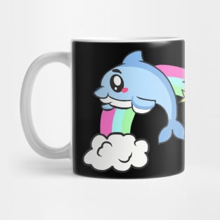 cute dolphin design whale fish animal welfare dolphin Mug